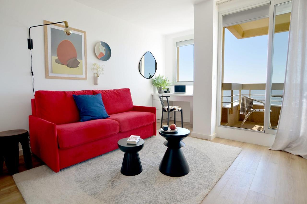Nouvelle Vague Modern Ocean View Studio W Balcony - Swimming Pool Biarritz Exterior foto